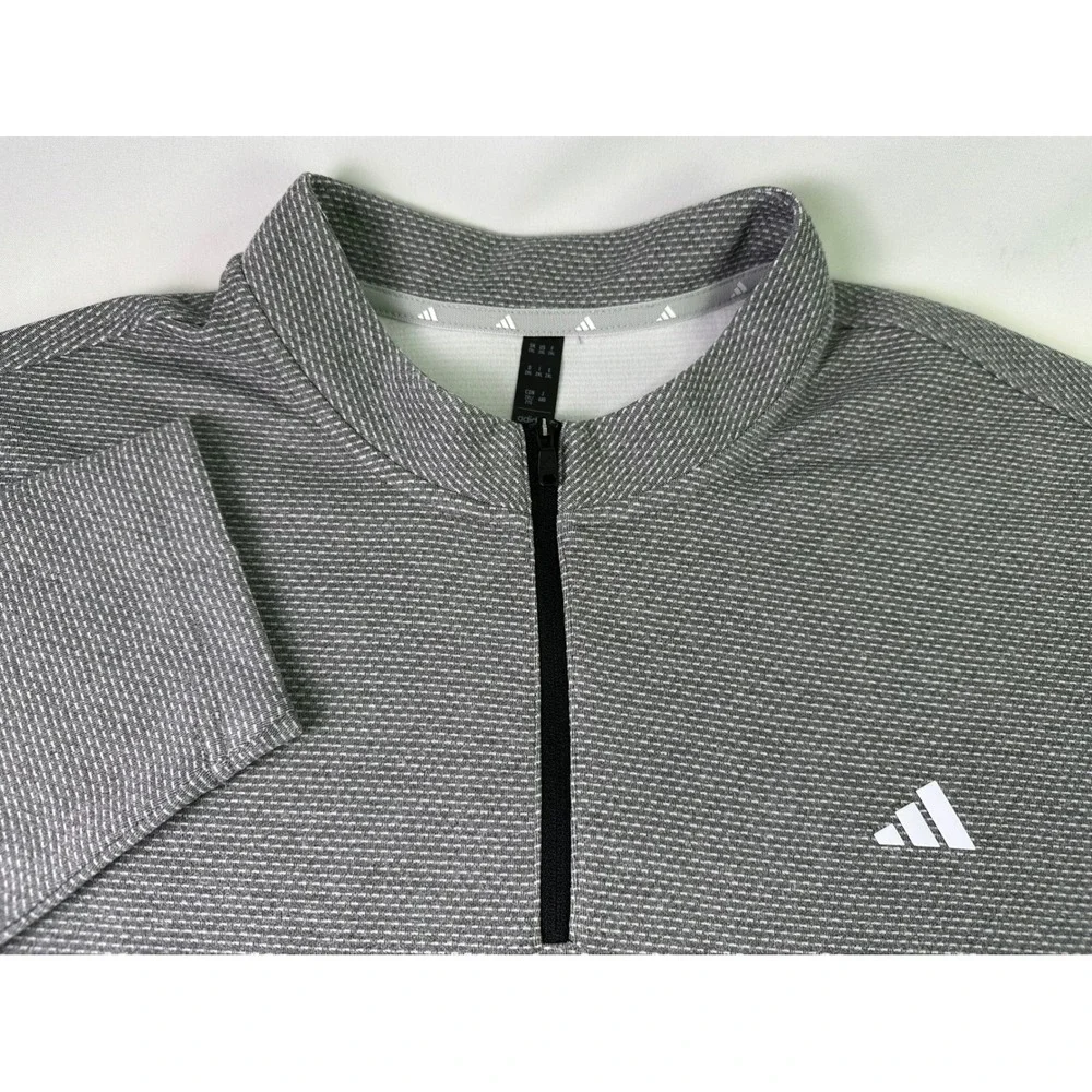 NWT Adidas Men's 2XL Microdot 1/4 Zip‎ Golf Pullover MSRP $65 ADVR0883